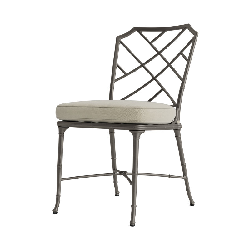 Calcutta Outdoor Dining Side Chair, Mica, Fusion Moccasian, Brown