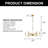 Vanmatre 6 - Light Dimmable Geometric Chandelier-979818557-978364037