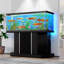 Armoire décorative, support d'aquarium avec prise de courant pour aquarium