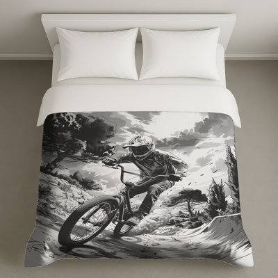 Cycling Bedding Sports Duvet Cover Industrial