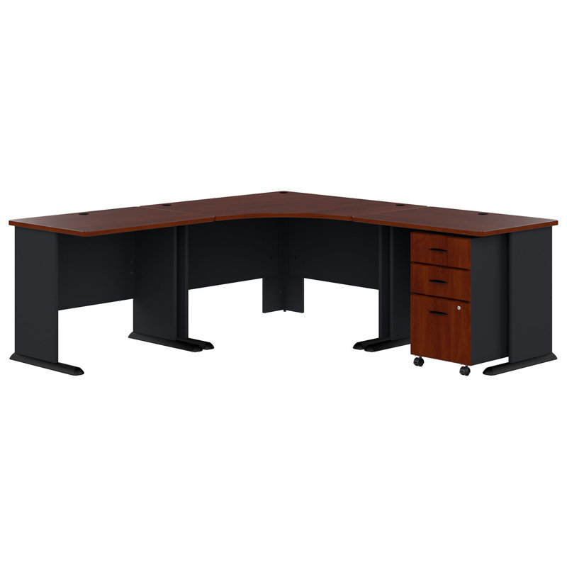 L-Shape Executive Desk, Hansen Cherry