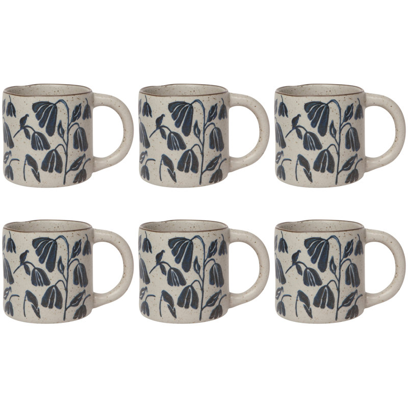 Set of 6 Posy Element Mug