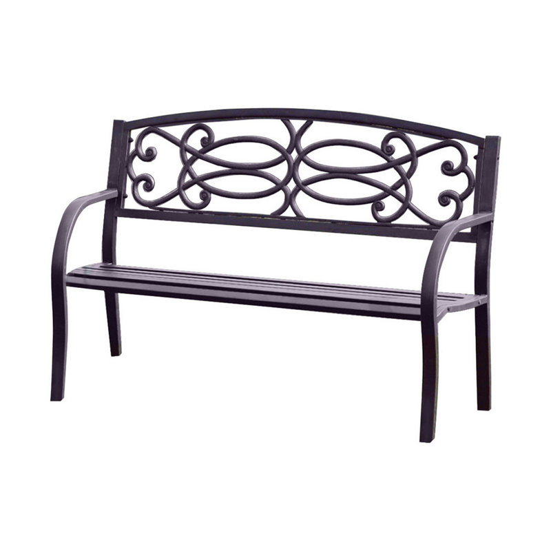 Banc de jardin en acier Boyd