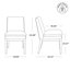 Chaise rembourrée en cuir Bethea-115922177