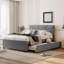 Lit plateforme tapissier avec lit gigogne-1908311543-1908311545