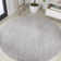 Asaiah Solid Low-Pile Light Gray Rug