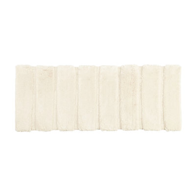 Tapis pour salle de bain 24 po x 58 po, rayé, doux, antidérapant, l 24 po x L 58 po, rayé