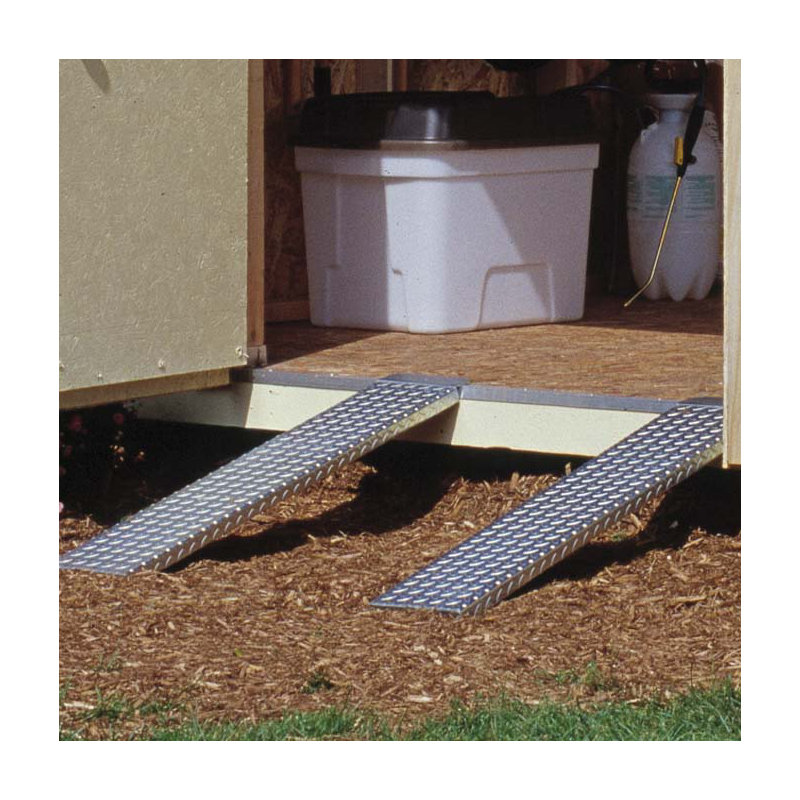 Metal Ramps for Shed Buildings (2-Pack)