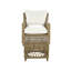 Oswestry Wicker Outdoor Lounge Chair with Ottoman