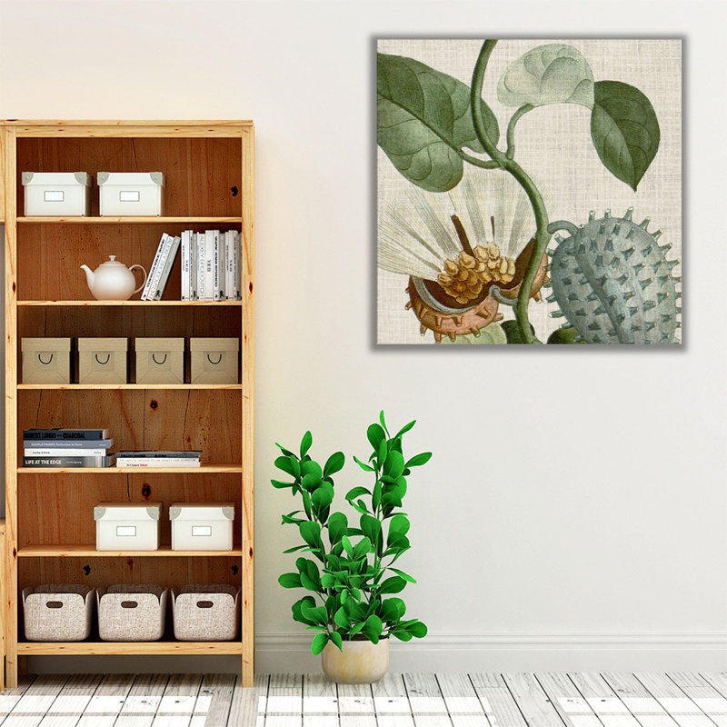 «Crroped Turpin Tropicals II», reproduction d'art sur toile, H 16 po x l 16 po