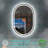 ZC-Mirror  36" H Wall Mounted Bathroom Framed LED Mirror With Memory Function-105300936-105300938