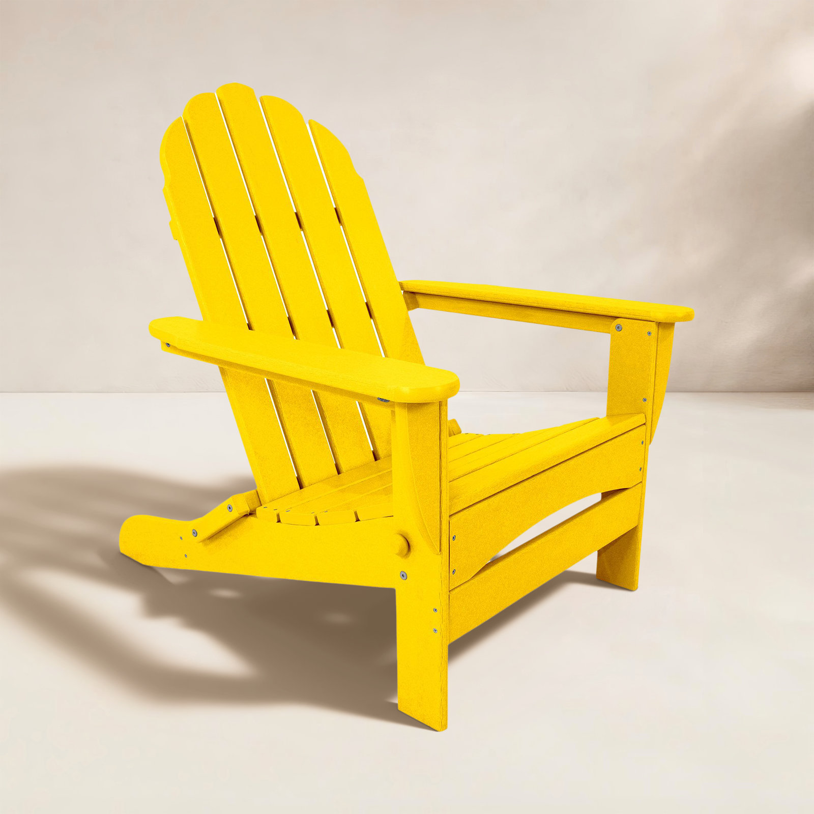 POLYWOOD® Classic Adirondack Chair, Lemon
