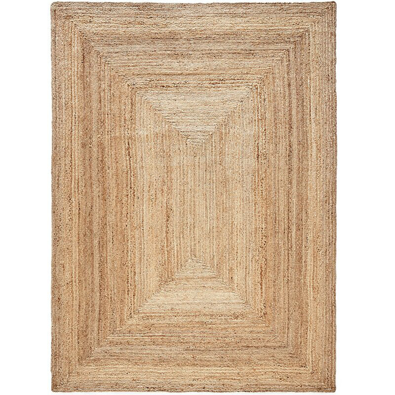 Buscher Solid Colour Jute / Sisal Hand Woven Area Rug, Rectangle 120 x 180cm