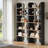 70.87-Inch Tall Bookcase with Open Shelves-992904359-987036363
