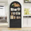 Armoire décorative arquée 2 portes avec 2 tiroirs-1634720584