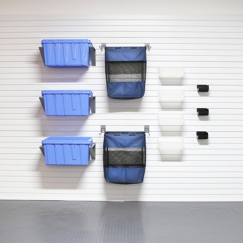 Steel Slatwall Accessory Kit 22 Piece Set