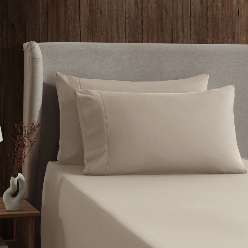 Luxury Collection Classic Smooth Thread Sheet Set, Toasted Birch, Full XL