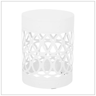Outdoor Metal End Table -Large