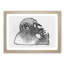 Thinker Monkey by Banksy - Framed Print-55769320-55769321