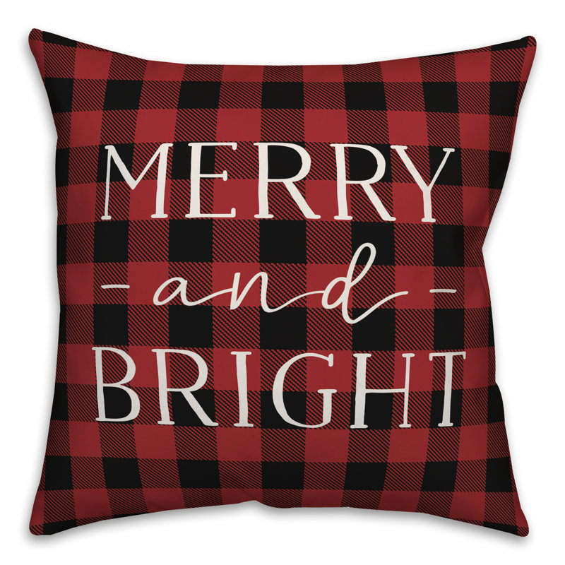 Housse de coussin décoratif joyeux et brillante , 20 po x 20 po, Housse de coussin seulement - Insert