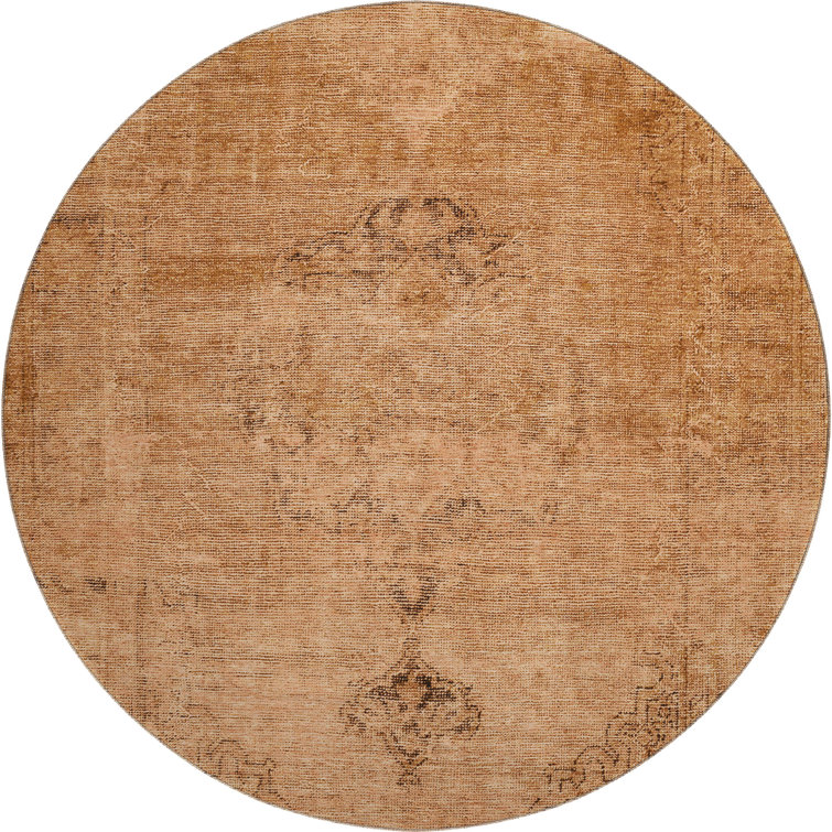 Premium Machine Washable Kiyondrea Copper Rug