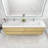 84'' Double Bathroom Vanity with Acrylic Top-1323390684