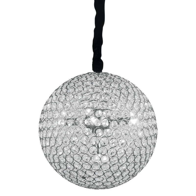 Ezekiel 5 - Light Chrome Crystal Pendant