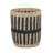 Large Cattail and Paper Pillar Basket with Integrated Handles