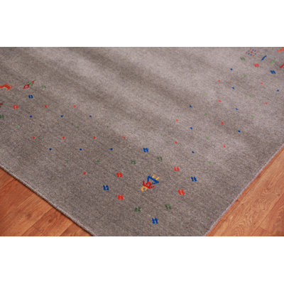 Tapis indien fait à la main Gabbeh 9 x 12