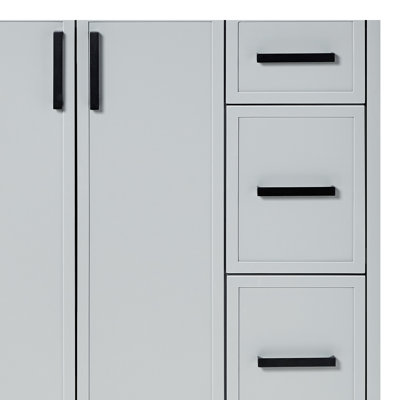 ARIEL Kelly 48 Single Sink Bathroom Vanity with Carrara Quartz Top