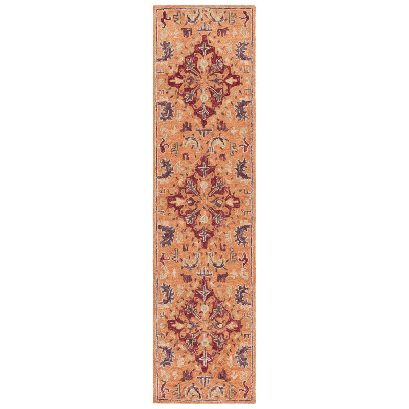 Hand Tufted Wool;Cotton Moroccan Indoor Rug, Runner 2'3" x 9'