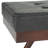 Pierce 48"W Mid-Century Modern Button Tufted Ottoman Bench with Solid Wood Frame-1246339461
