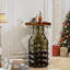 Plancher autoportant pour porte-bouteilles de vin, mini table de bar avec plateau de table, porte-bouteilles et porte-bouteilles en verre