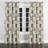 Country Farmhouse Room Darkening Curtains - Patchwork Grey And Beige Neutral Mix Quilt Grommet Curtain - 1 Panel-1275448094-1275448095