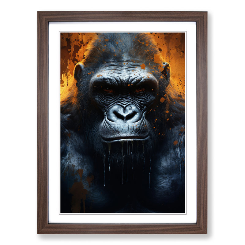 Gorilla Realism - Framed Print, 46cmH x 34cmW