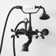 Telephone Style Wall Mounted Tub Faucet with Cross Handles