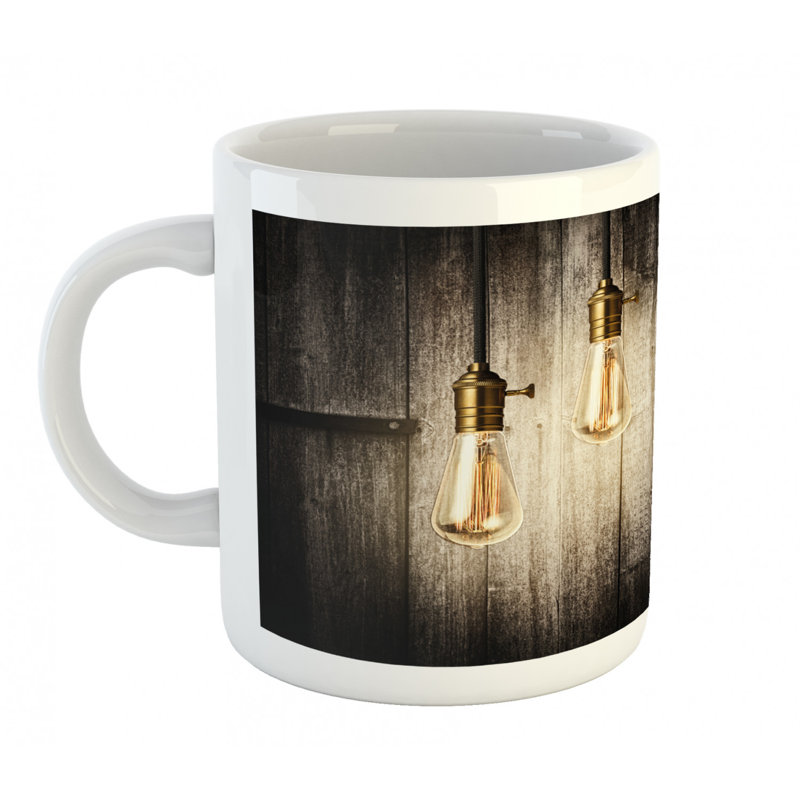 Grande tasse à café en bois planches