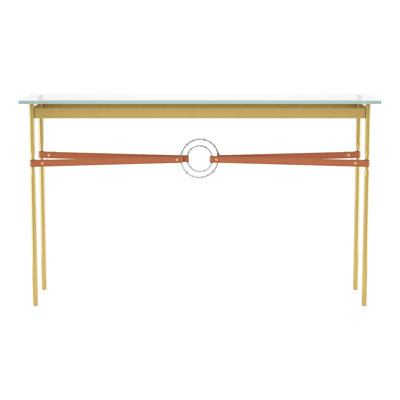 Equus 54" W Glass Top Console Table