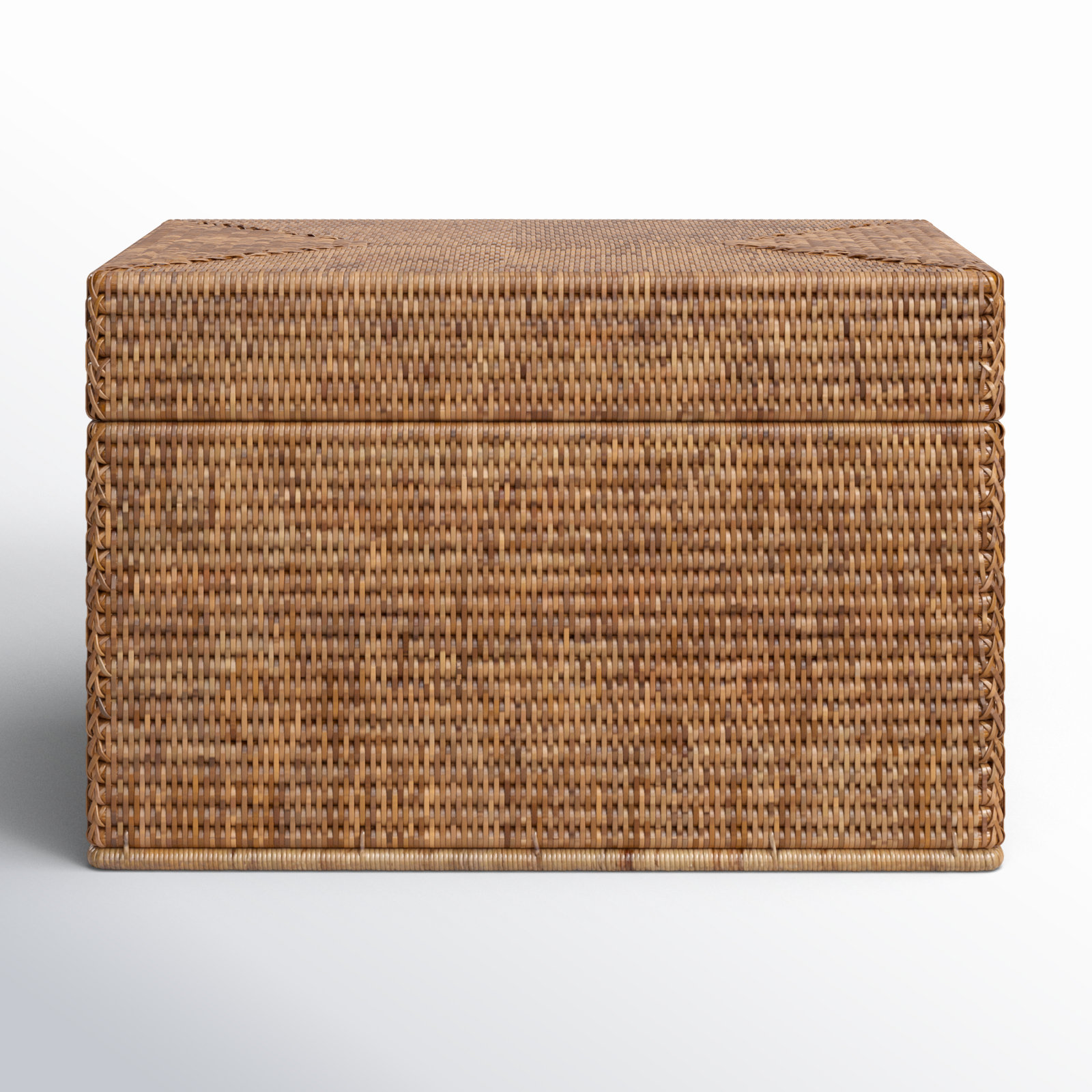 Lancaster Wicker Trunk, Honey Brown