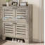 16 Pair Flip Down Shoe Storage