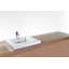 24" Cube Collection Single Bathroom Sink, White-72042519