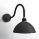 Bertram Single Light Bell Outdoor Aluminum Wall Light