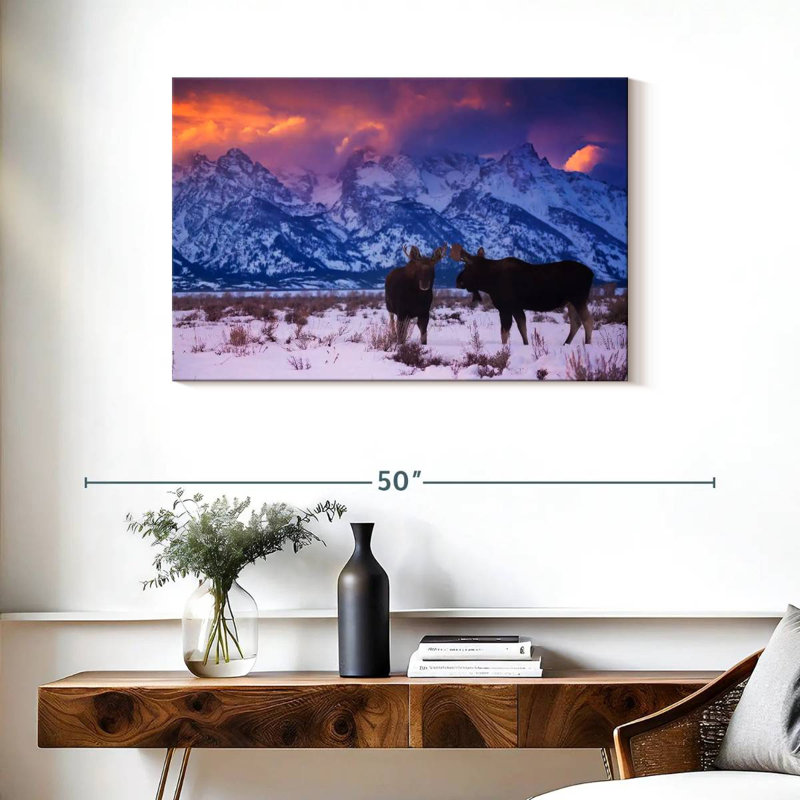 Moose Tandem, 24" H x 36" W