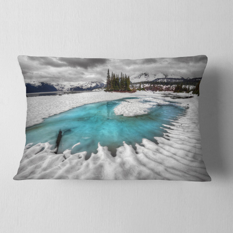 Coussin Frosted Crystal Clear Lake