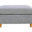 Meuble de salon avec repose-pieds en tissu Dorris 1pc-1874452640