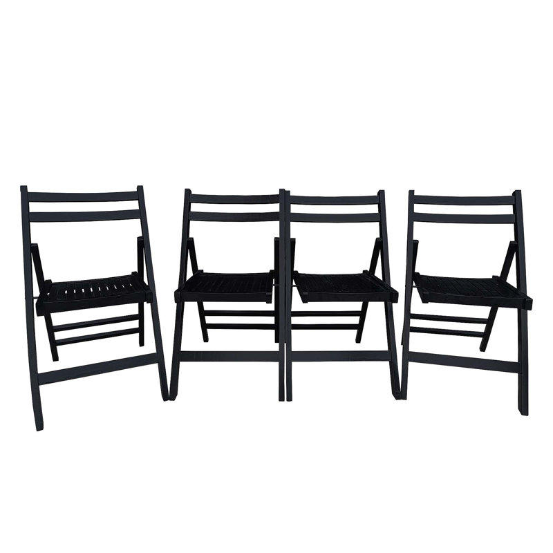 Chaise d'appoint l 15,6 po Palladio, Noir