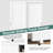 48"X80" Flat 2-Panel Smooth White Primed Molded Sliding Closet Doors With Installation Hardware Kit and Satin Nickel Flush Pull-119712236