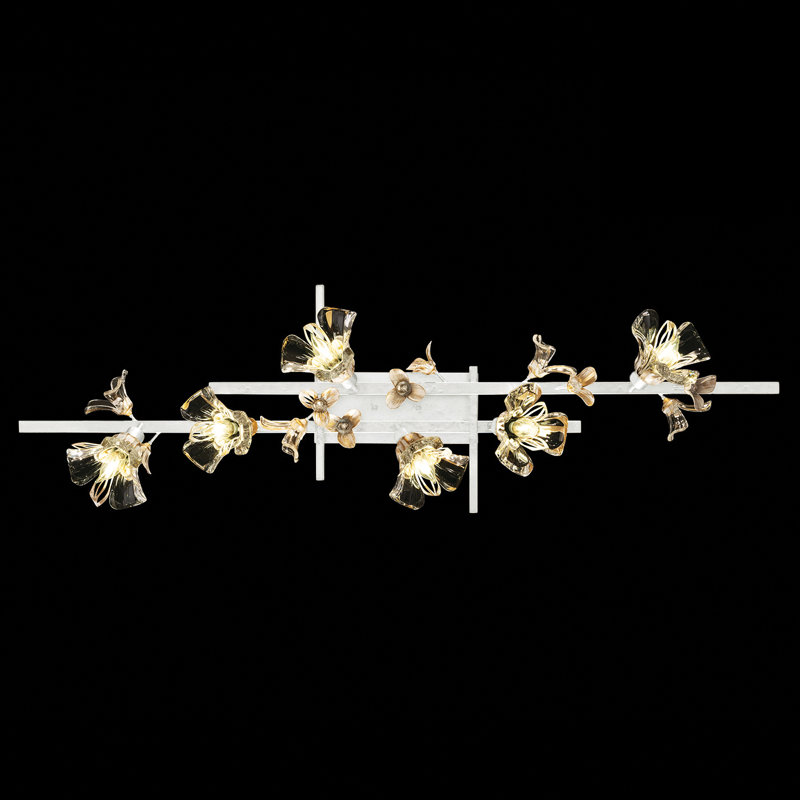 Azu 6 - Light Bath Bar, White Gesso