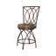 Sasun Swivel Upholstered Counter Stool with Metal Frame-43807943