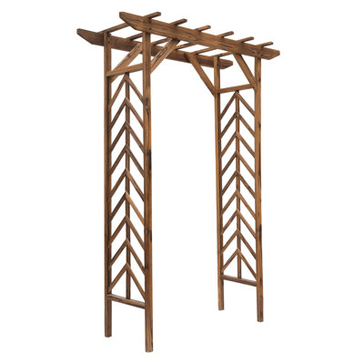 Treillis de jardin en bois Outsunny